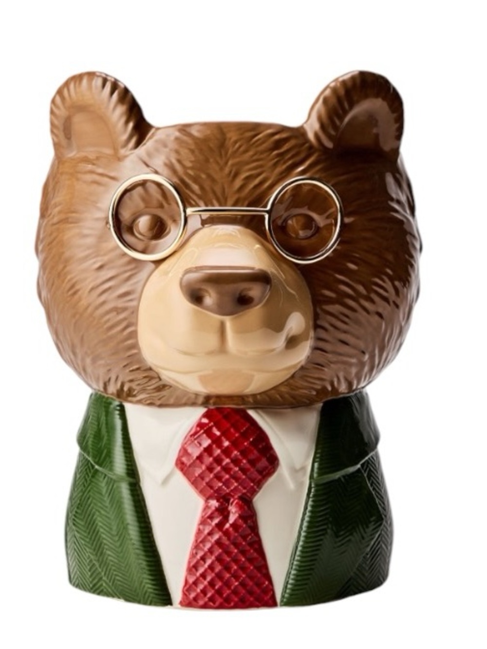 Bath & Body Works FANCY BEAR PEDESTAL 3-Wick Candle Holder